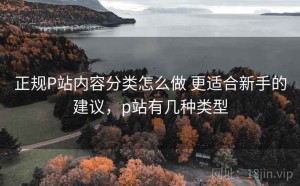 正规P站内容分类怎么做 更适合新手的建议，p站有几种类型