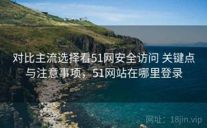 对比主流选择看51网安全访问 关键点与注意事项，51网站在哪里登录