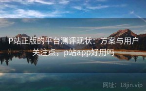 P站正版的平台测评现状：方案与用户关注点，p站app好用吗