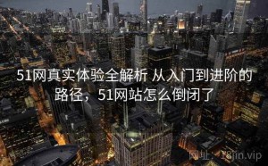 51网真实体验全解析 从入门到进阶的路径，51网站怎么倒闭了
