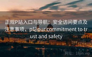 正规P站入口与导航：安全访问要点及注意事项，p站our commitment to trust and safety