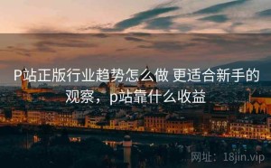 P站正版行业趋势怎么做 更适合新手的观察，p站靠什么收益