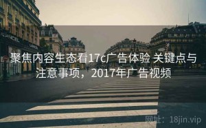 聚焦内容生态看17c广告体验 关键点与注意事项，2017年广告视频