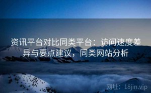资讯平台对比同类平台：访问速度差异与要点建议，同类网站分析
