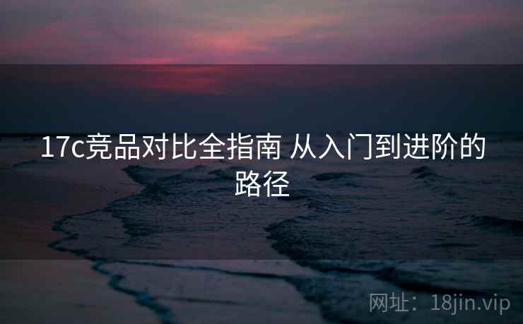 17c竞品对比全指南 从入门到进阶的路径 17c竞品对比全指南 从入门到进阶的路径