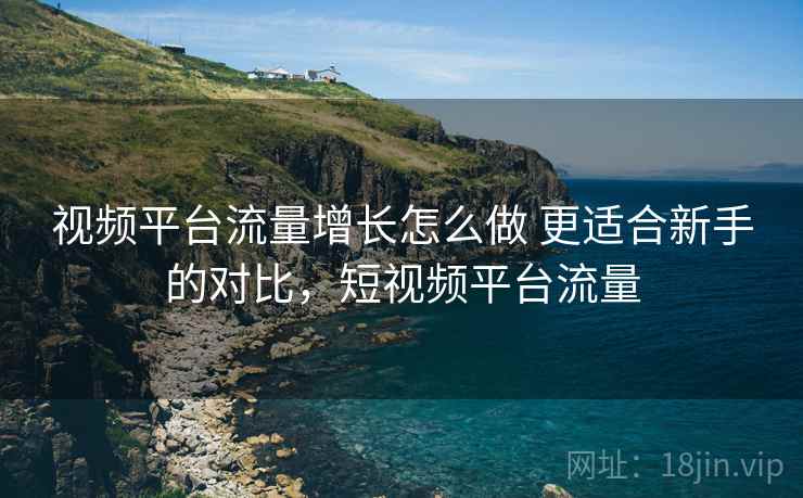 视频平台流量增长怎么做 更适合新手的对比，短视频平台流量