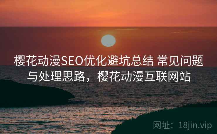 樱花动漫SEO优化避坑总结 常见问题与处理思路，樱花动漫互联网站