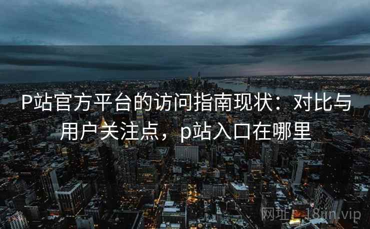P站官方平台的访问指南现状:对比与用户关注点,p站入口在哪里 P站官方平台的访问指南现状:对比与用户关注点,p站入口在哪里