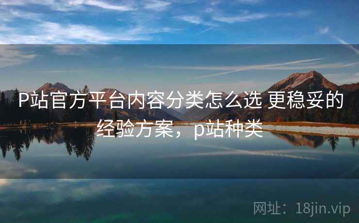 P站官方平台内容分类怎么选 更稳妥的经验方案,p站种类 P站官方平台内容分类怎么选 更稳妥的经验方案,p站种类