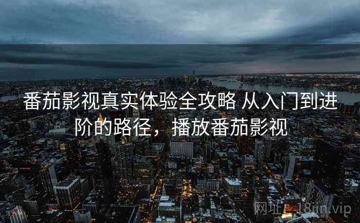 番茄影视真实体验全攻略 从入门到进阶的路径，播放番茄影视