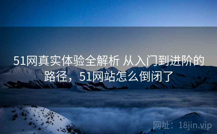 51网真实体验全解析 从入门到进阶的路径,51网站怎么倒闭了 51网真实体验全解析 从入门到进阶的路径,51网站怎么倒闭了
